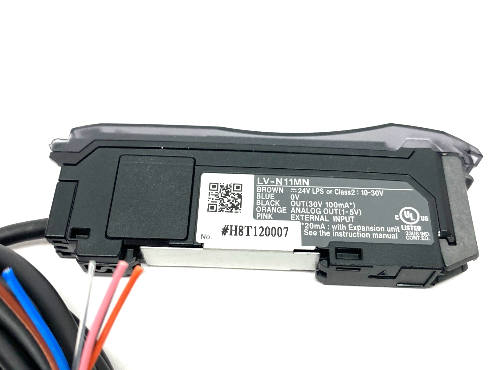 Keyence LV-N11MN Digital Laser Sensor Amplifier Main Unit, Cable Type - Maverick Industrial Sales