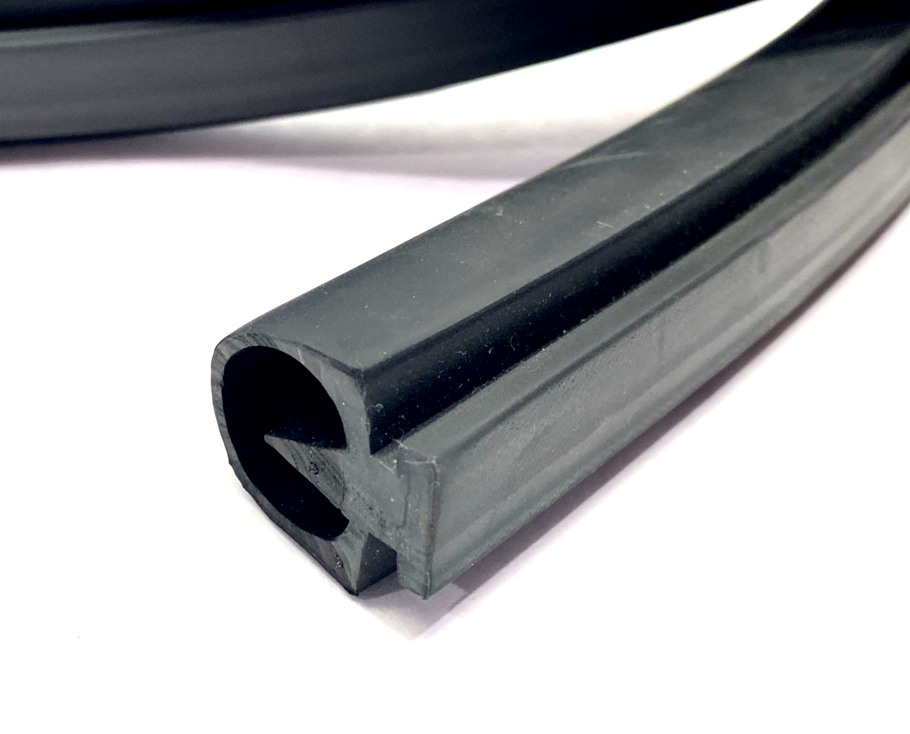 Gelbau 3100.0110I Contact-Duo Profile, T-Foot, 24.6mm Height, Black, 12FT Length - Maverick Industrial Sales
