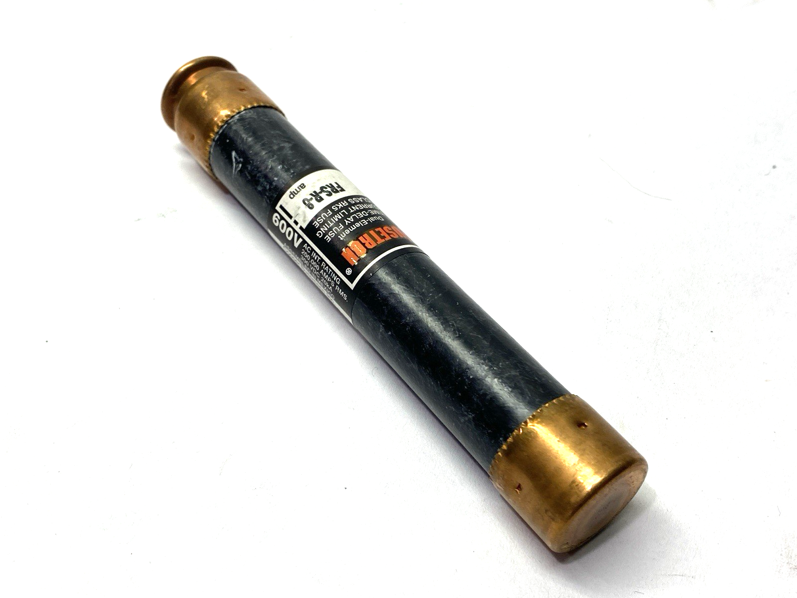 Fusetron FRS-R-8 Time-Delay Current Limiting Fuse Class RK5 600V 8A SHELFWARE - Maverick Industrial Sales