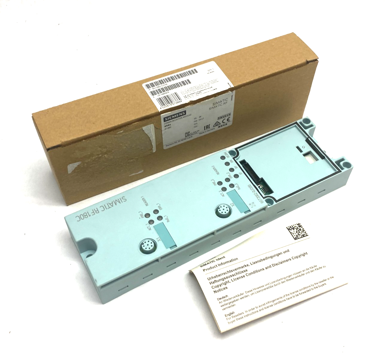 Siemens 6GT2002-0JD00 SIMATIC RF RFID Communications Module RF180C for PROFINET - Maverick Industrial Sales