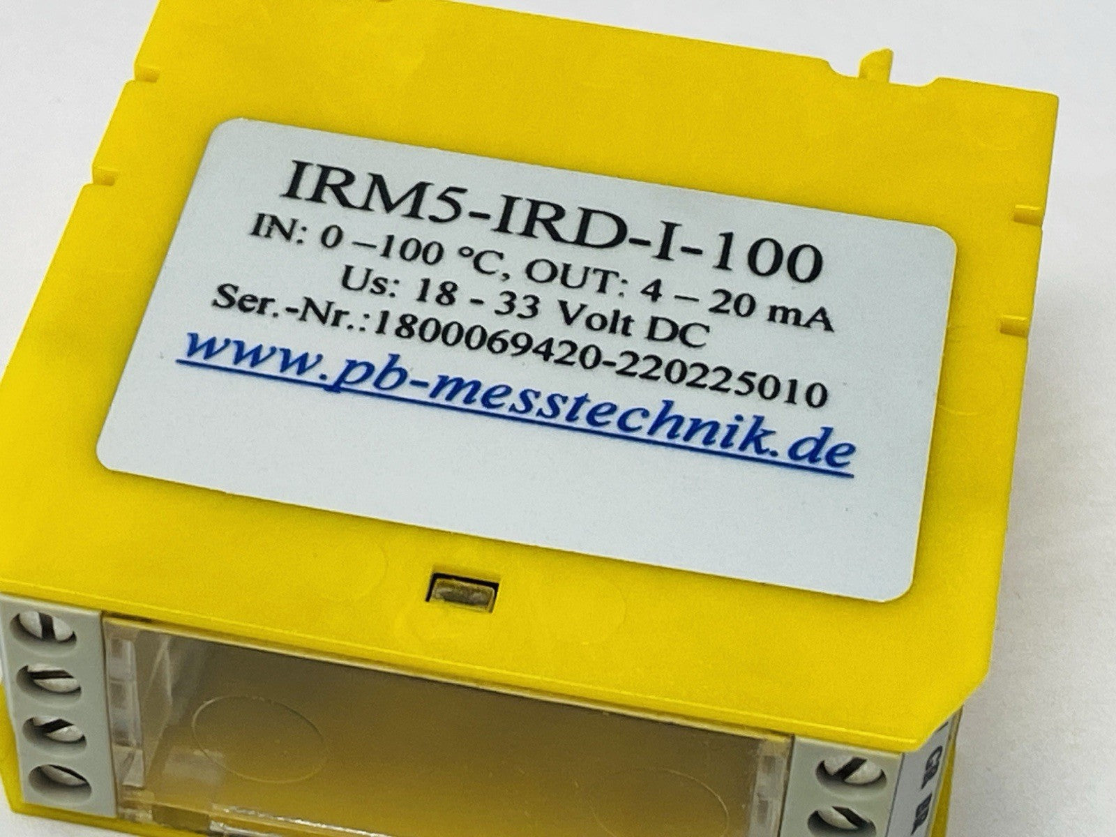 PB Messtechnik IRM5-IRD-1-100 Infrared Temperature Module - Maverick Industrial Sales