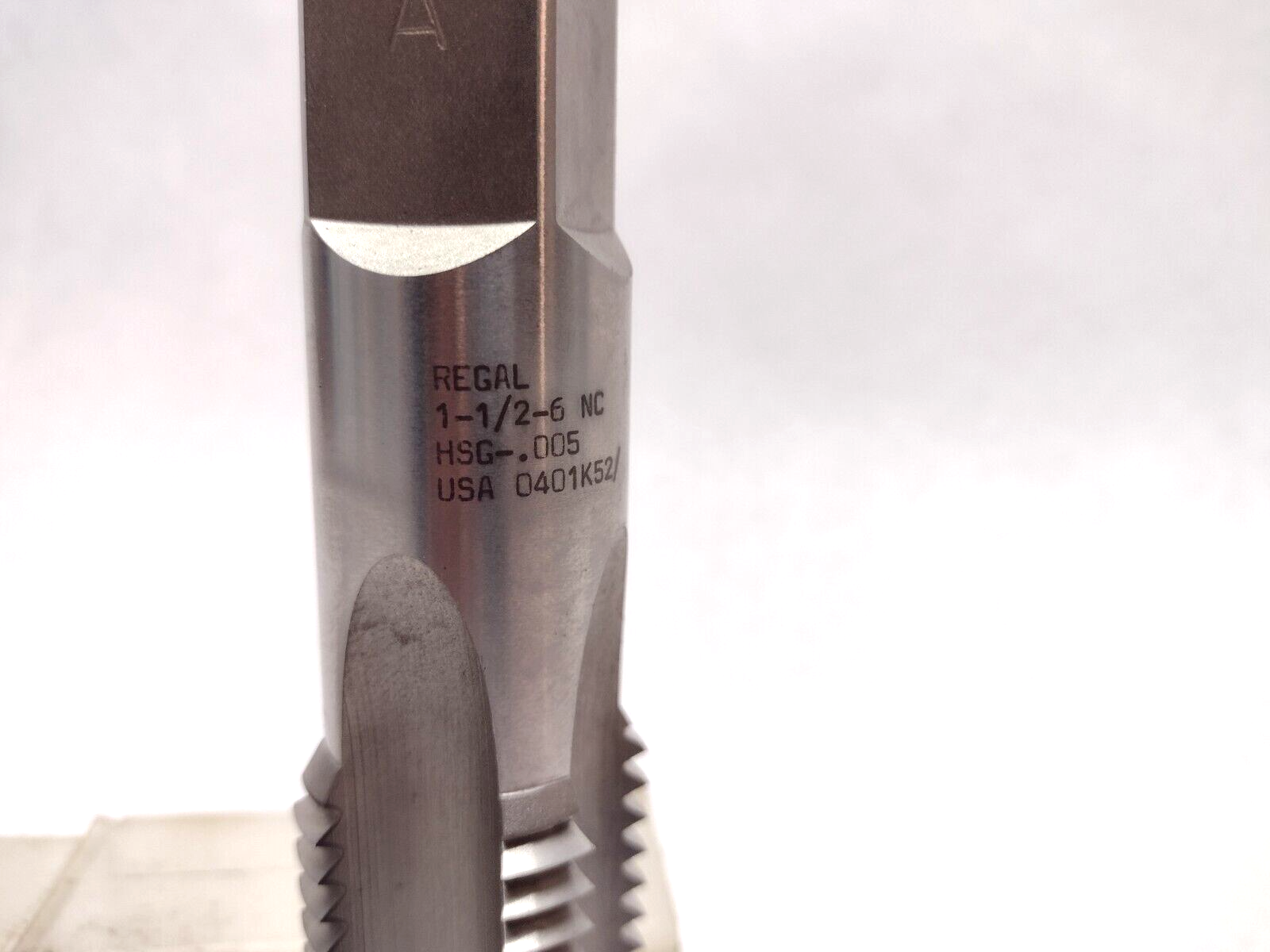 Regal Cutting Tools 0401K52B 1-1/2"-6 NC-.005 4FL Plug - Maverick Industrial Sales