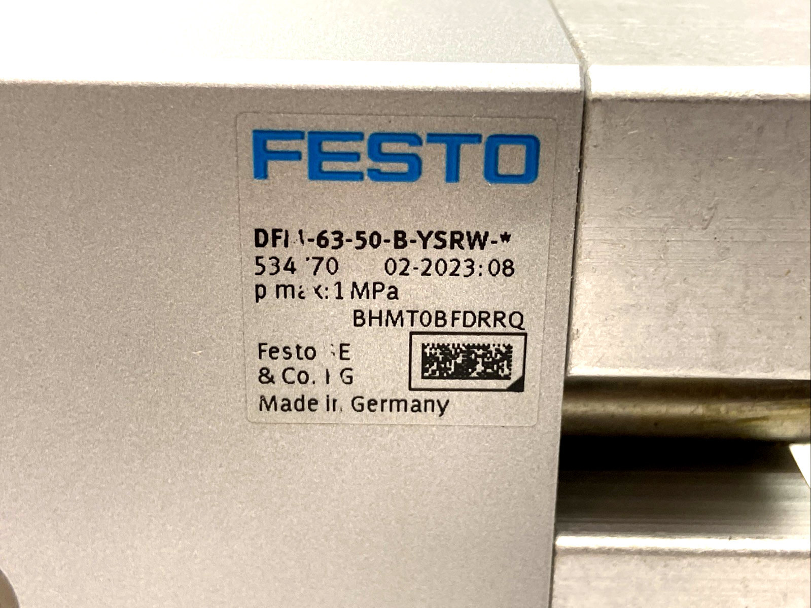 Festo DFM-63-50-B-YSRW-A-KF Pneumatic Guided Drive Cylinder 534770 - Maverick Industrial Sales