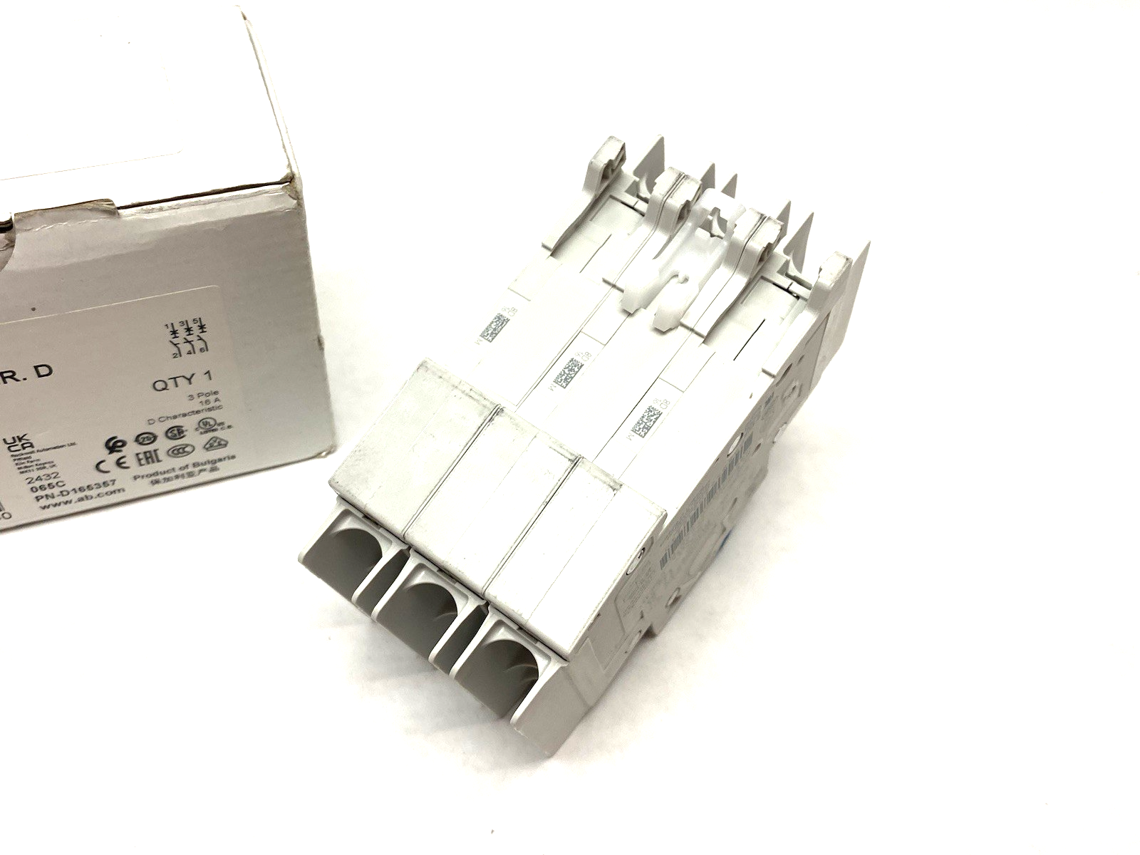 Allen Bradley 1489-M3D160 Ser. D Circuit Breaker 3-Pole 16A - Maverick Industrial Sales