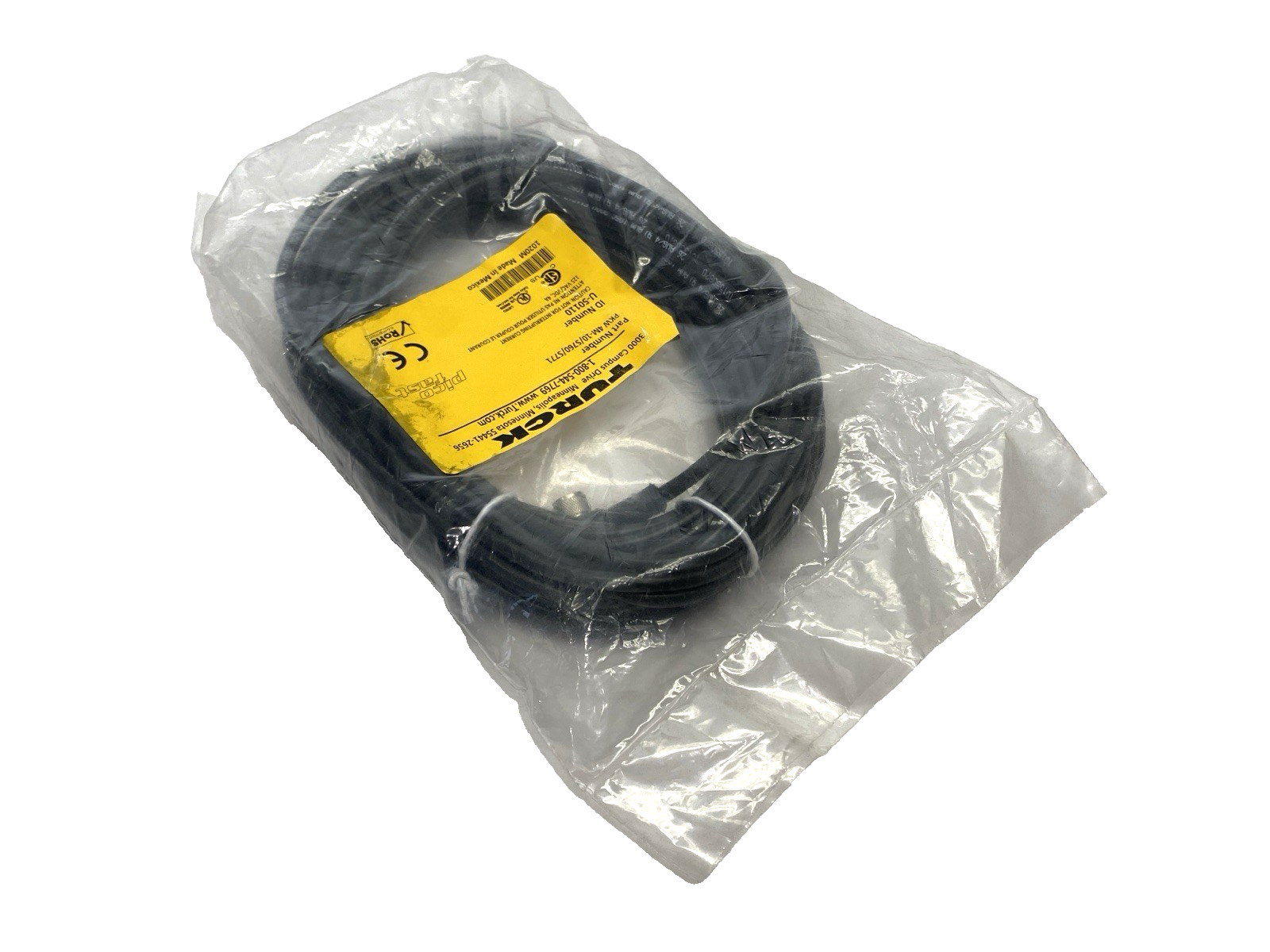 PKW 4M-10/S760/S771 | Turck Picofast Single End Connector Cable F 4-Pin M8 U-50110 - New - Maverick Industrial Sales