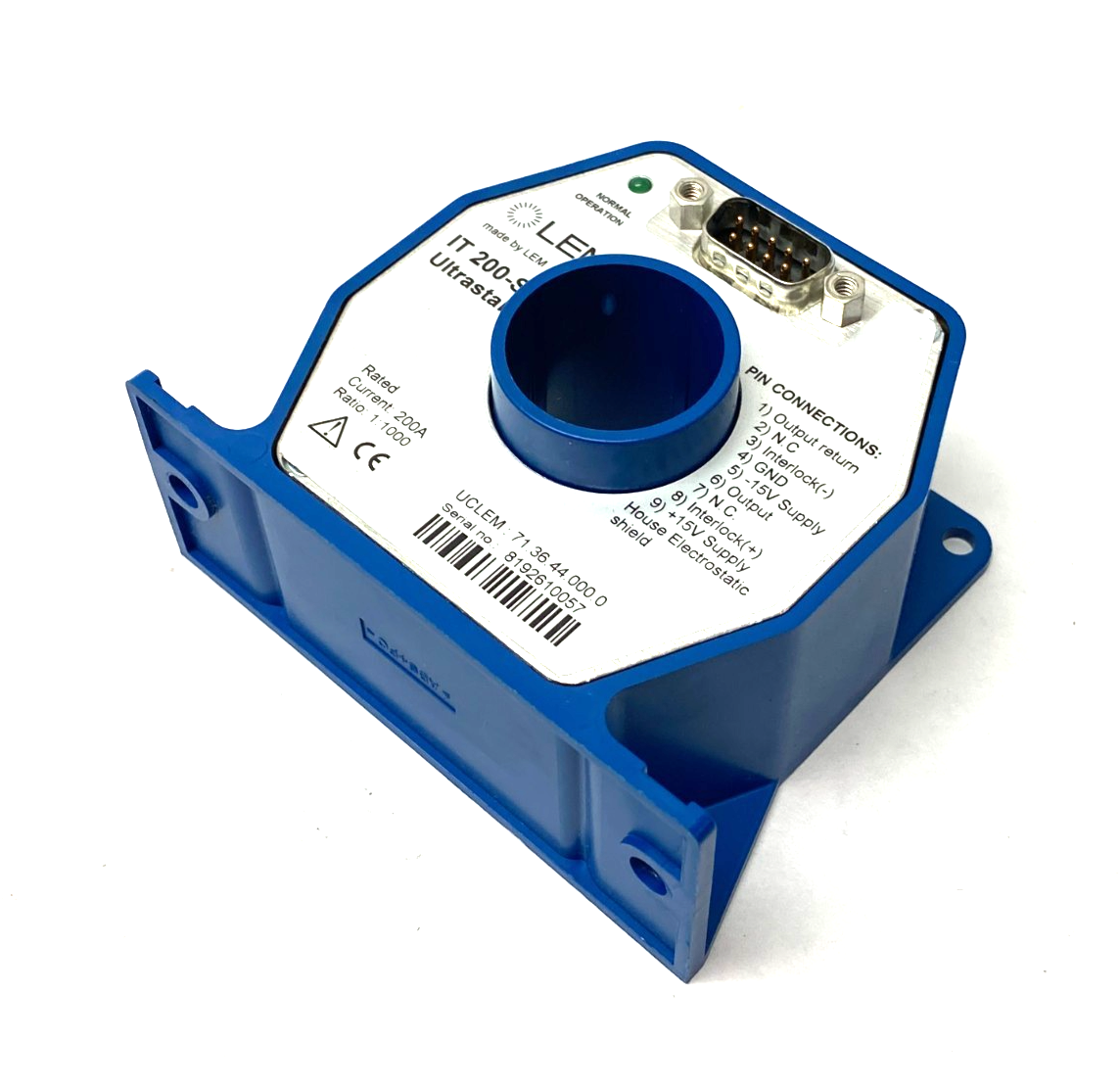 LEM IT 200-S UltraStab High Accuracy Current Transducer for 200 ARMS - Maverick Industrial Sales