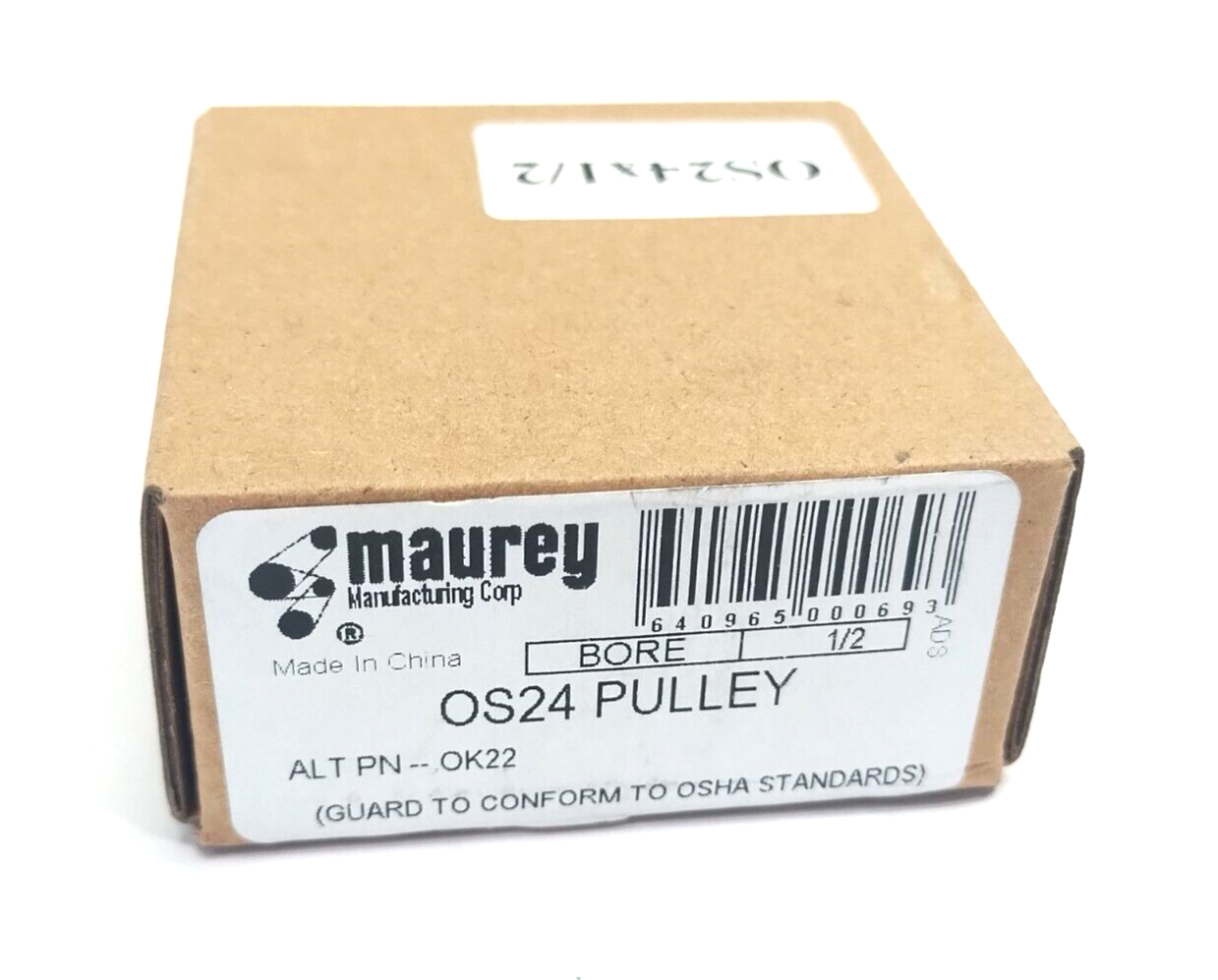 Maurey OS24 V-Belt Pulley 1/2" Bore OS24X1/2 - Maverick Industrial Sales