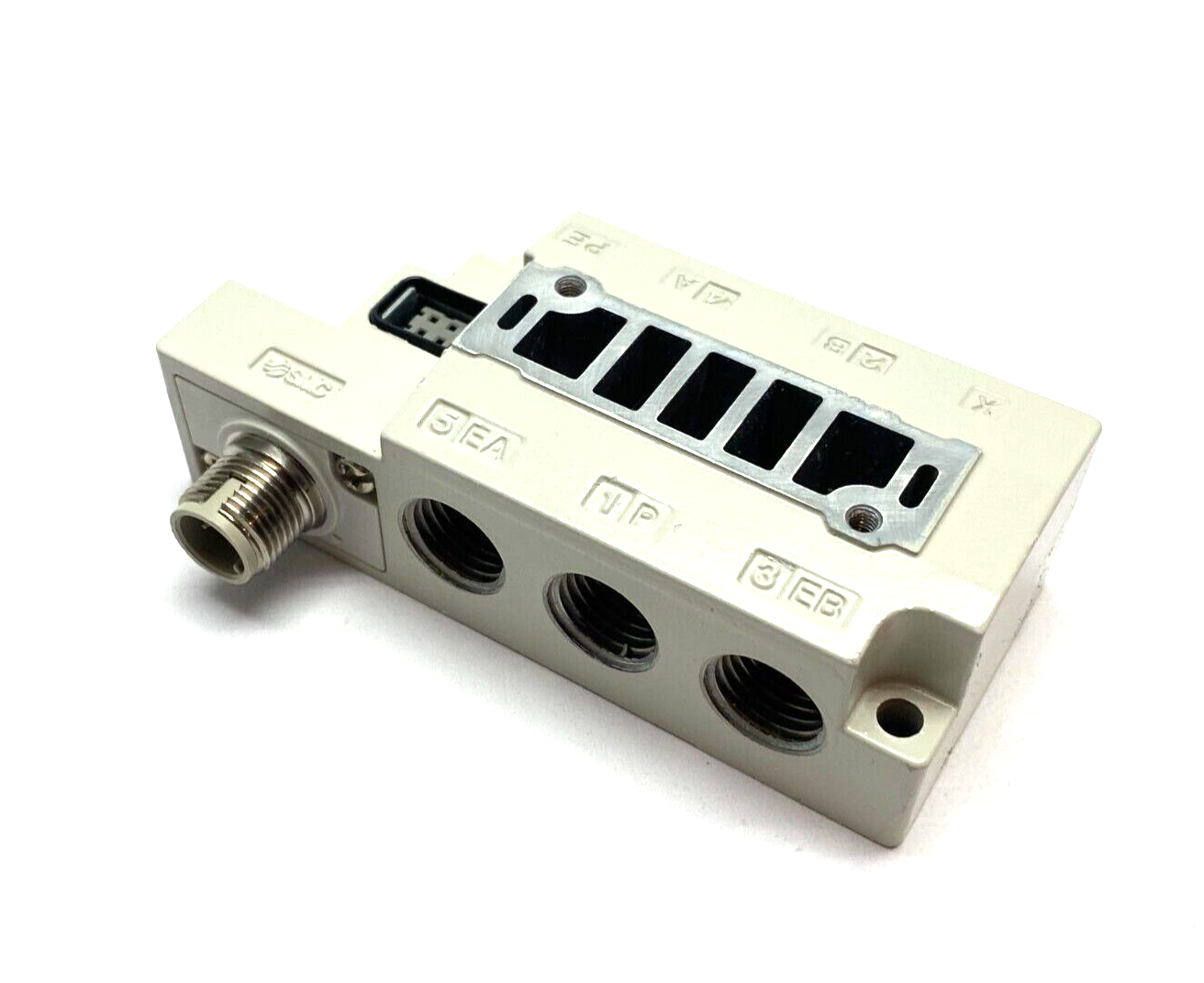 SMC SY50M-27-1-WO-02N Solenoid Valve Subplate SY5000 5-Port - Maverick Industrial Sales