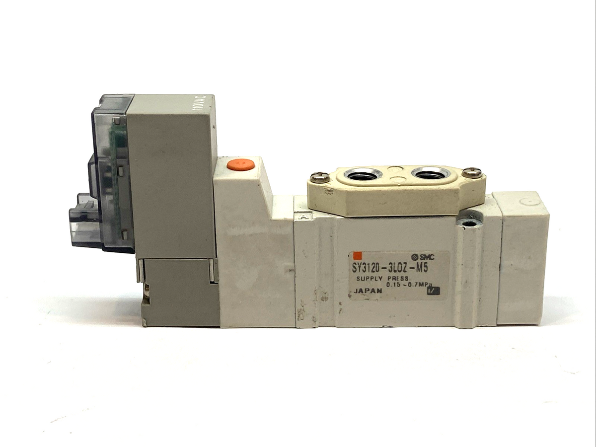 SMC SY3120-3LOZ-M5 Solenoid Valve 110VAC - Maverick Industrial Sales