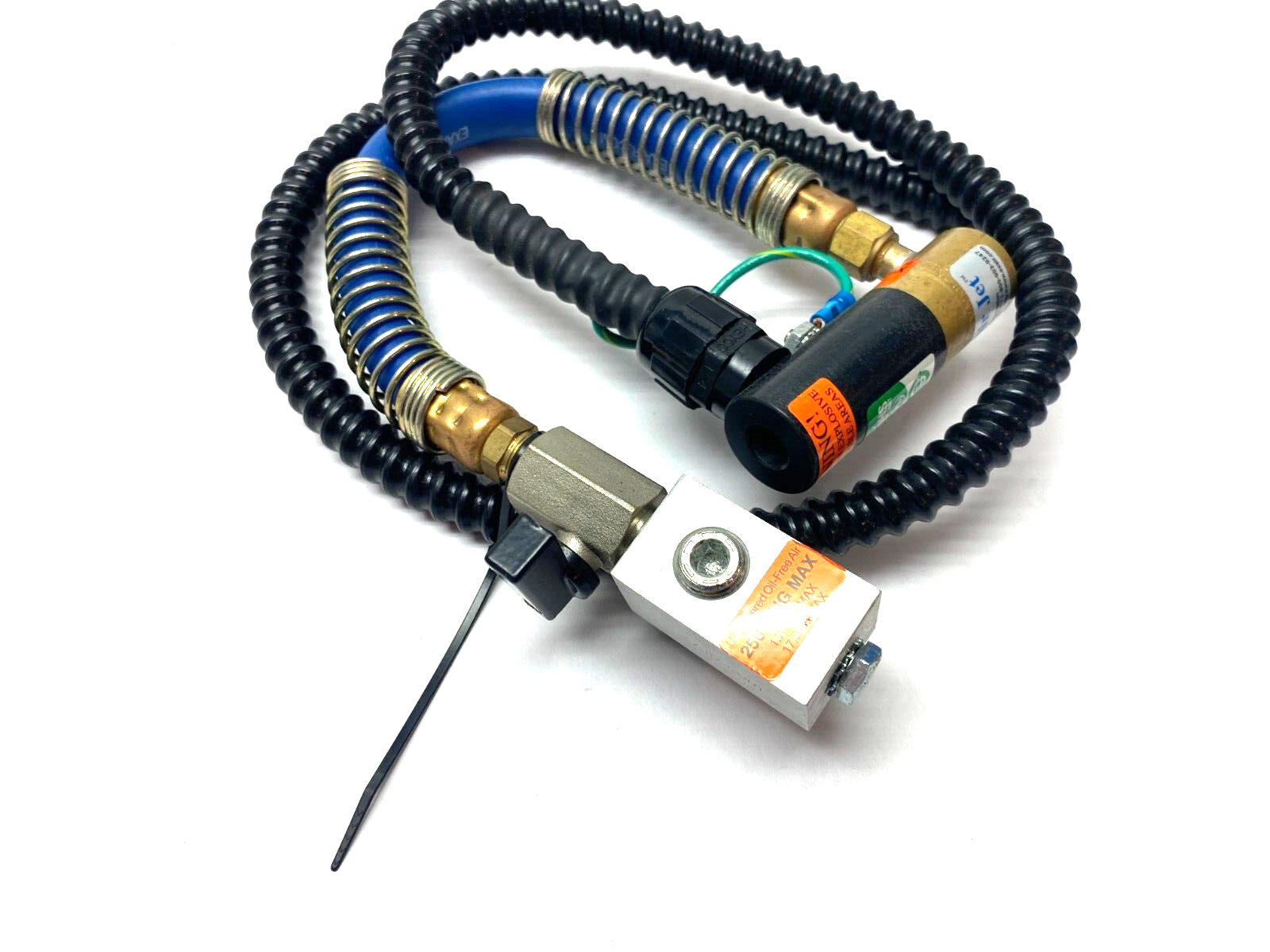 Exair 7194 Ion Air Jet w/ Stay Set Flexible Hose & Mag Base CORD CUT - Maverick Industrial Sales