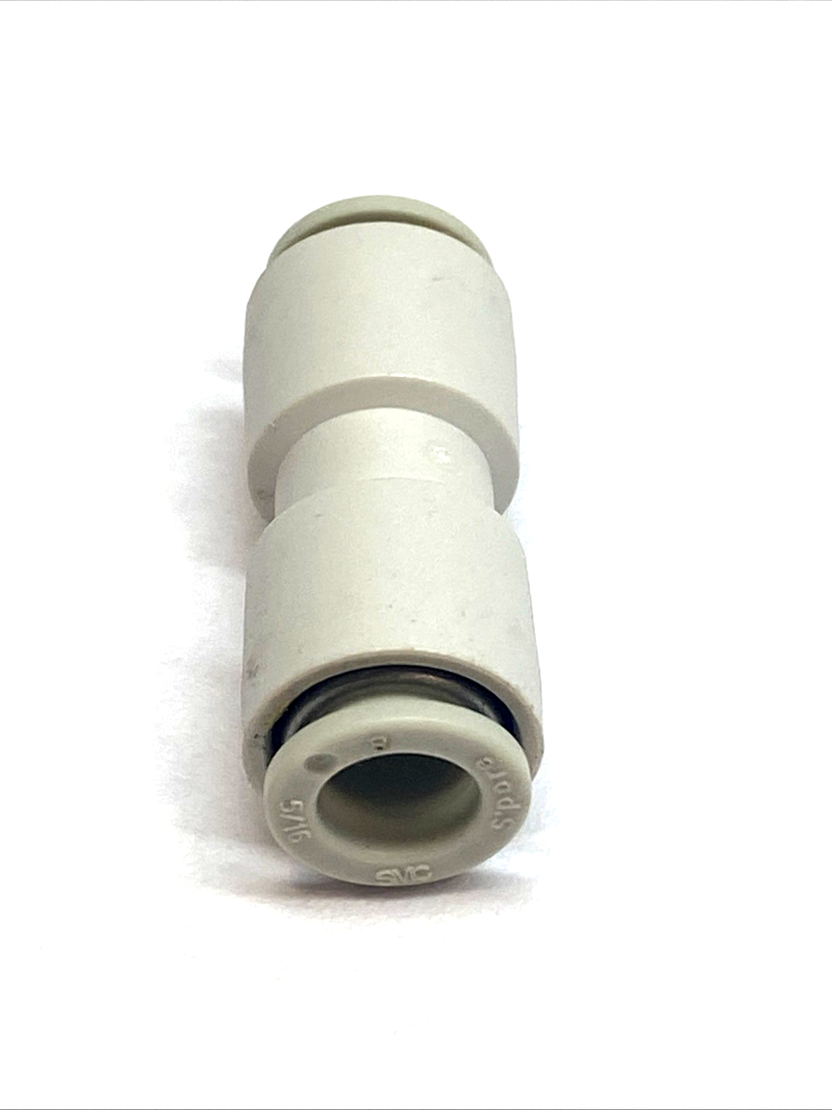 KQ2H08-00A | SMC Straight Union 8mm Tube - One-Touch Pneumatic Fitting LOT OF 2 - Used - Maverick Industrial Sales