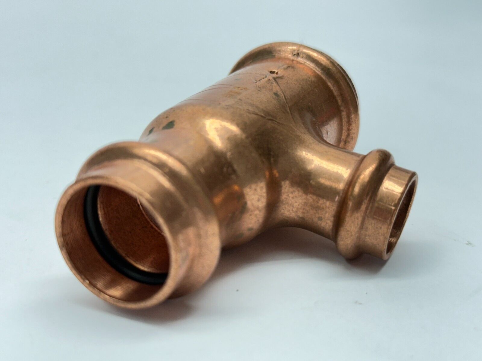 Viega 77417 ProPress Tee C x C x C 1" x 3/4" x 1/2" Copper 3AV86 - Maverick Industrial Sales