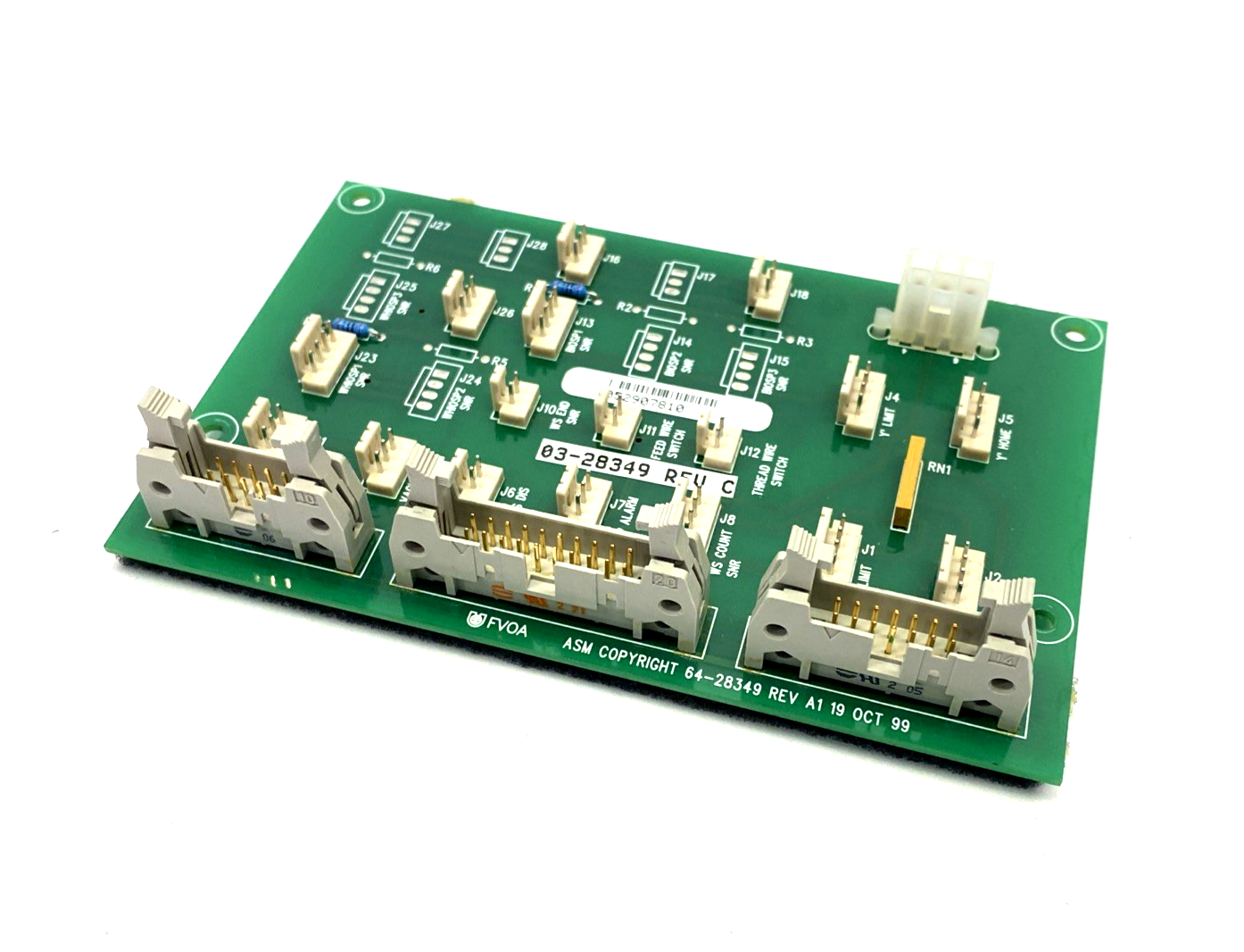 ASM 03-28349 Rev. C Sensor And Switch Circuit Board For Eagle 60 Bonder - Maverick Industrial Sales