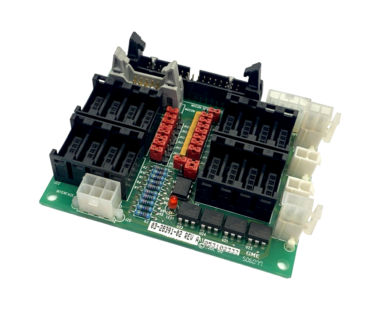 03-28391-02 | ASM Rev. A Mocon Sensor, I/O, & Interface Port Board For Eagle 60 - Used - Maverick Industrial Sales
