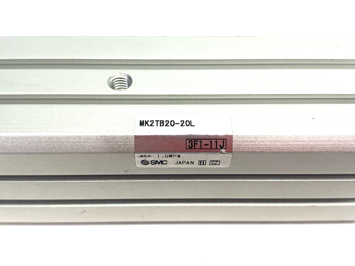 MK2TB20-20L | SMC Pneumatic Rotary Clamping Cylinder, Double-Acting, 20mm Bore - Used - Maverick Industrial Sales