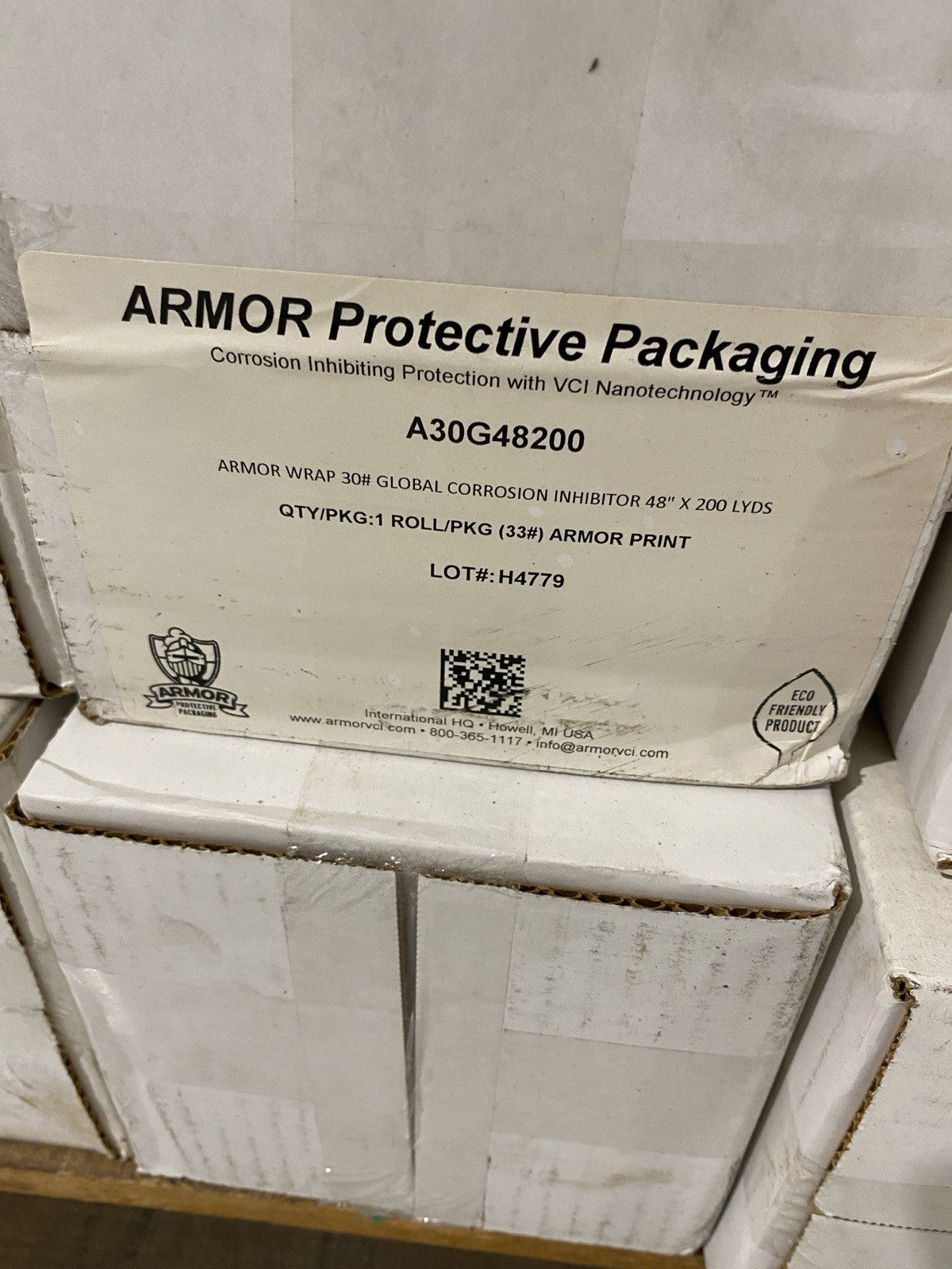 Armor Protective Packaging A30G48200 Global VCI Paper Roll 48" x 200yd LOT OF 12 - Maverick Industrial Sales