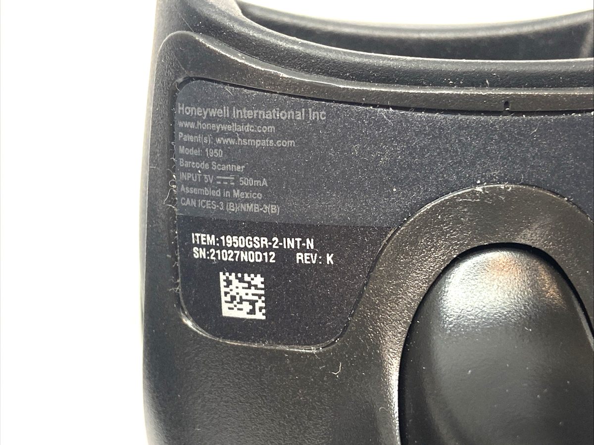 Honeywell 1950GSR-2-INT-N Handheld Barcode Scanner - Maverick Industrial Sales