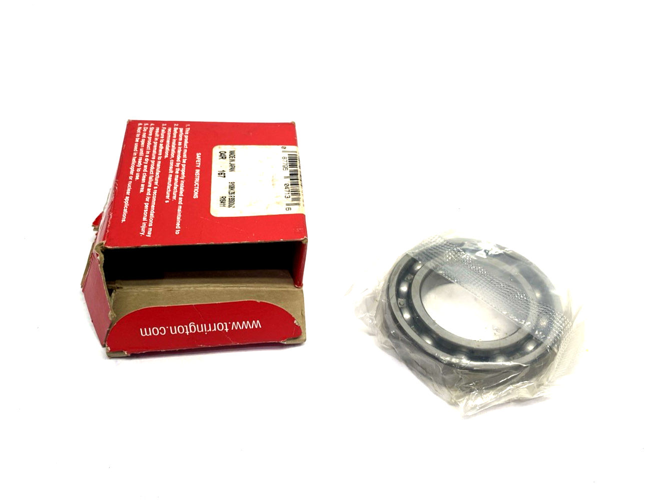 9108K | Fafnir Single Row Radial Bearing, 40mm ID x 68mm OD x 15mm Wide - New – Open Box - Maverick Industrial Sales