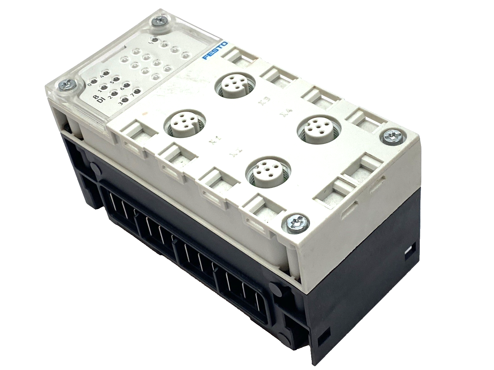 Festo CPX-AB-4-M12X2-5POL Manifold Block 195704 w/ CPX-GE-EV Block, 8 DI - Maverick Industrial Sales