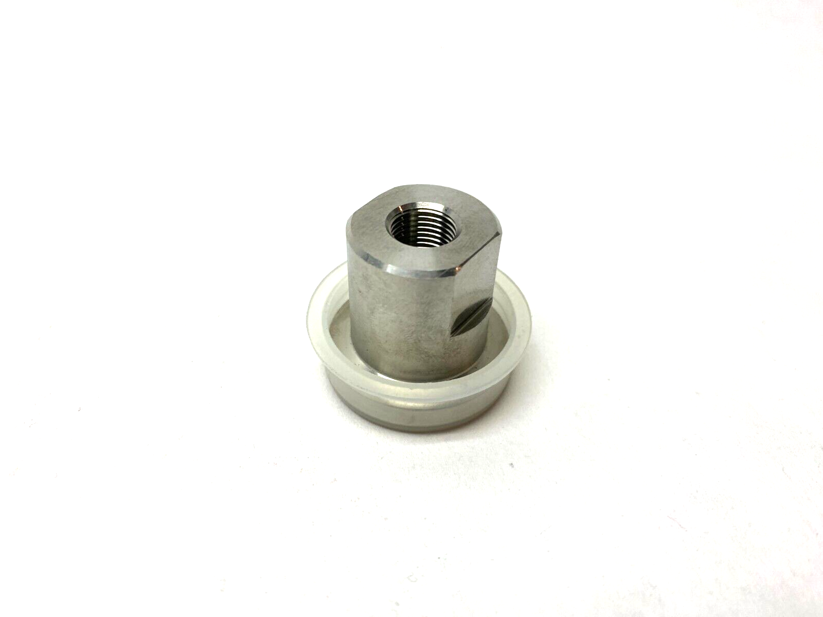Agilent KAFP160125S Stainless Steel Klamp Flange Adapter 0.125" NPT NW16 - Maverick Industrial Sales