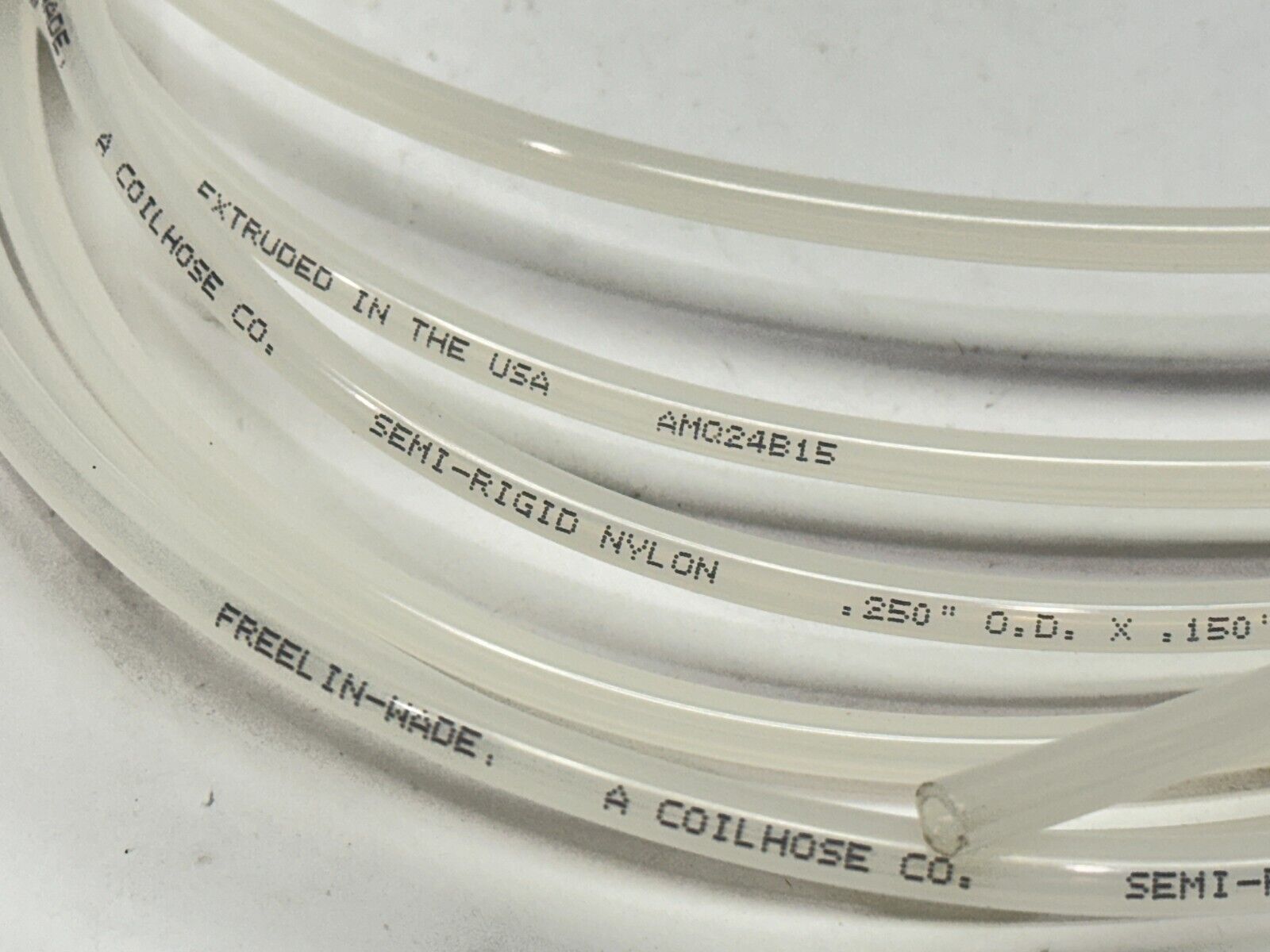 FreelinWade 1E-282-10 Nylon 11 High Pressure Tubing Natural 10 1/4" OD 17ft - Maverick Industrial Sales