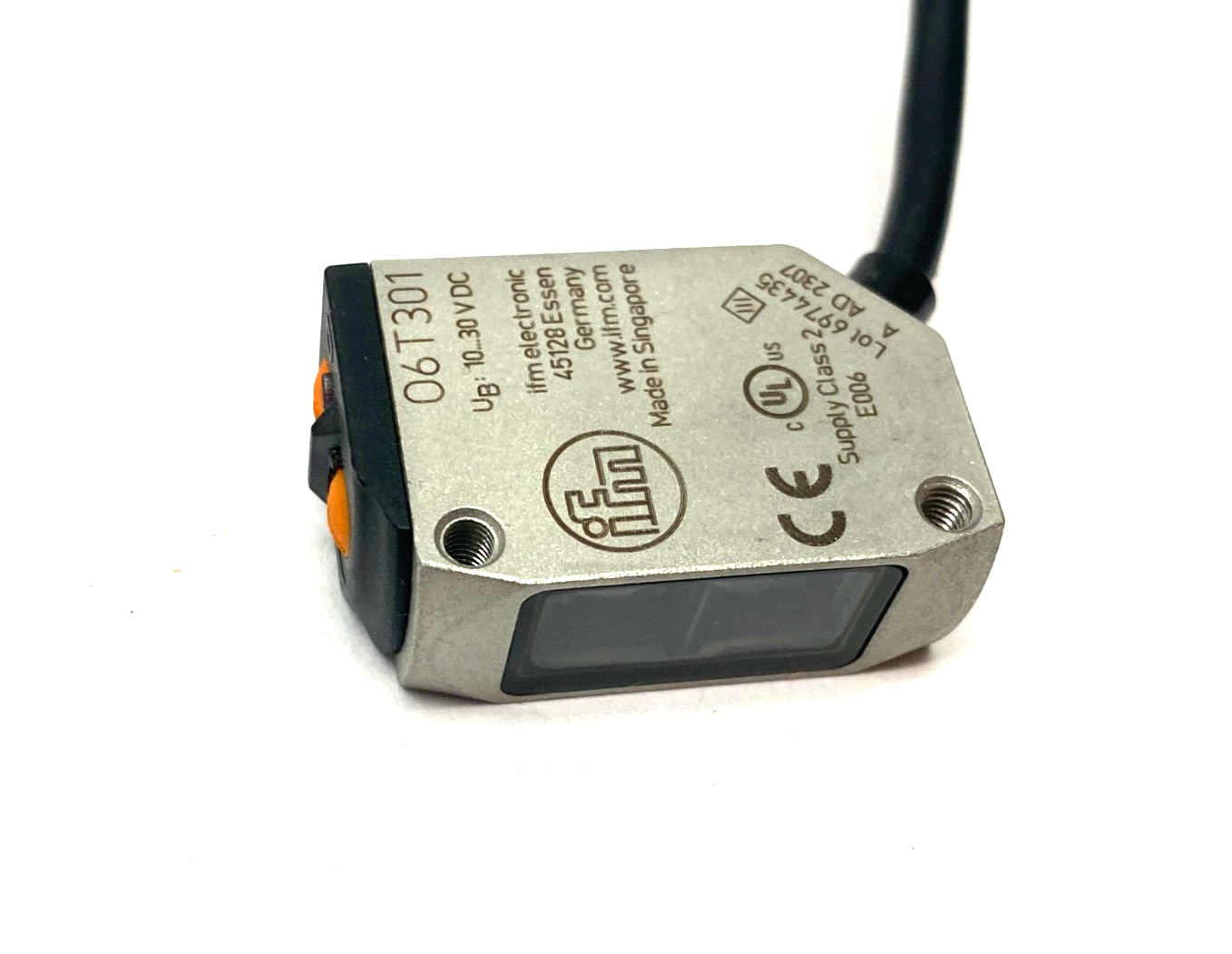 Ifm O6T-FPKG/0,30m/US Diffuse Reflection Sensor 5-500mm Range O6T301 - Maverick Industrial Sales