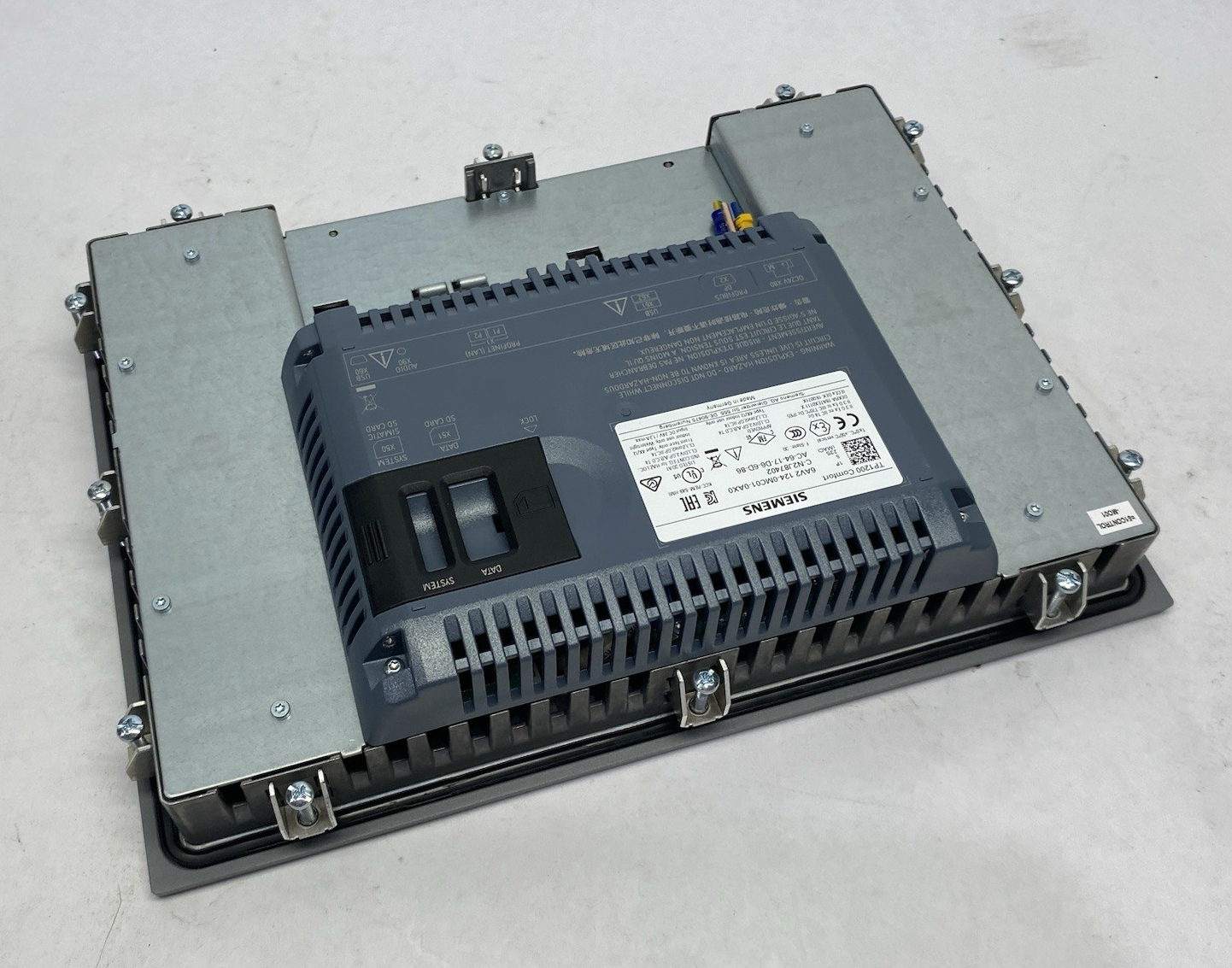 Siemens 6AV2124-0MC01-0AX0 SIMATIC HMI TP1200 Comfort Panel 12", SMALL SCRATCH - Maverick Industrial Sales