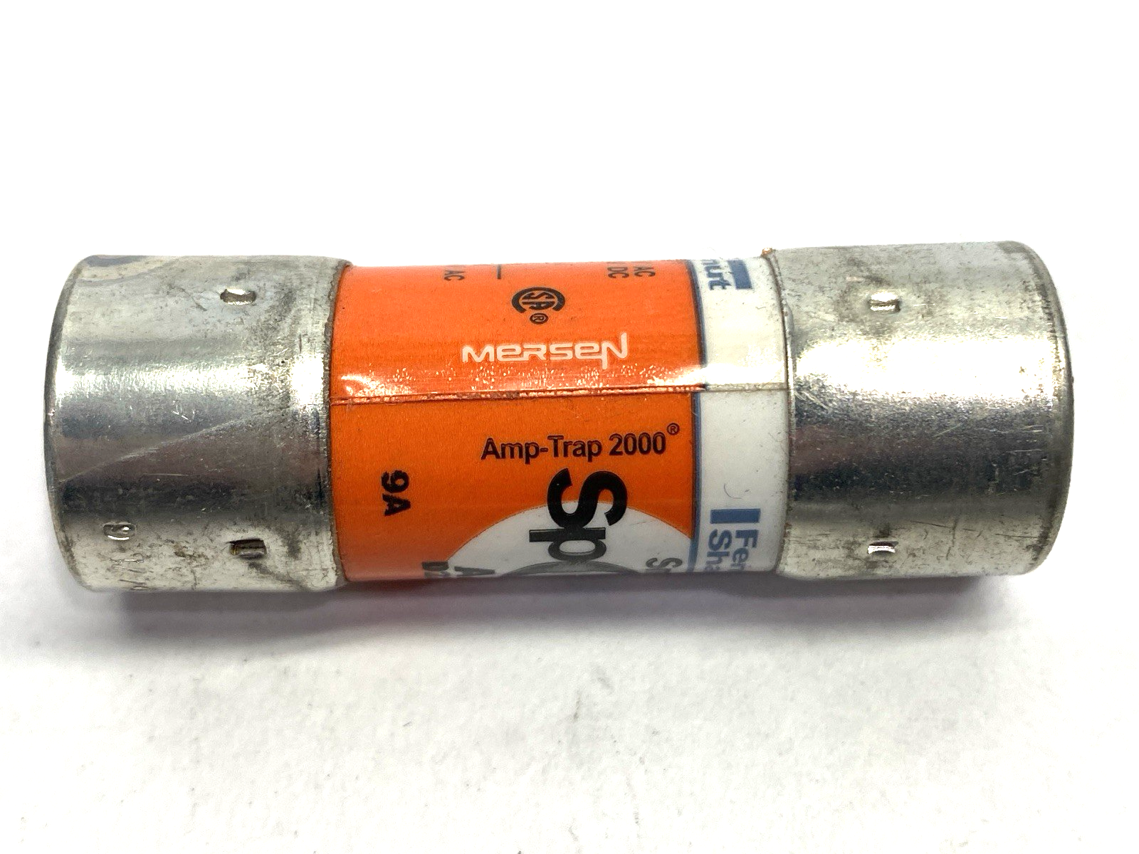Mersen Ferraz Shawmut AJT9 Amp-Trap Smart Spot Fuse Class J 600VAC 9A LOT OF 2 - Maverick Industrial Sales