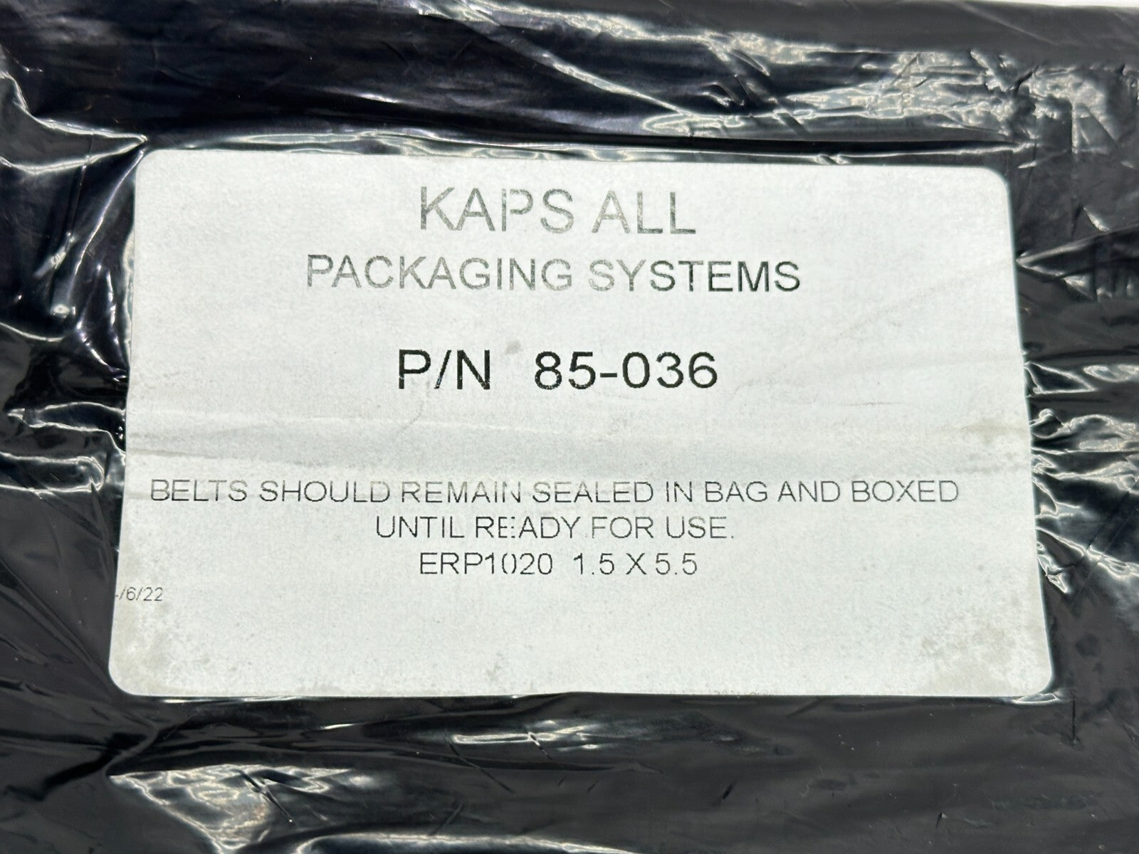 85-036 | Kaps-All Rotary Wiper Flaps For AU-3 Bottle Orientainer - New – Open box - Maverick Industrial Sales