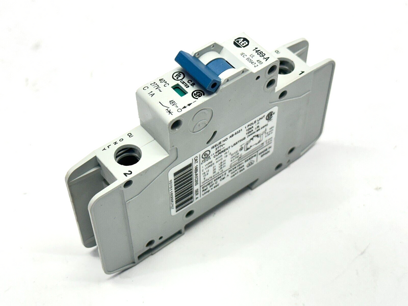 Allen Bradley 1489-A1C010 Ser A Circuit Breaker 1-Pole 1A 277V - Maverick Industrial Sales