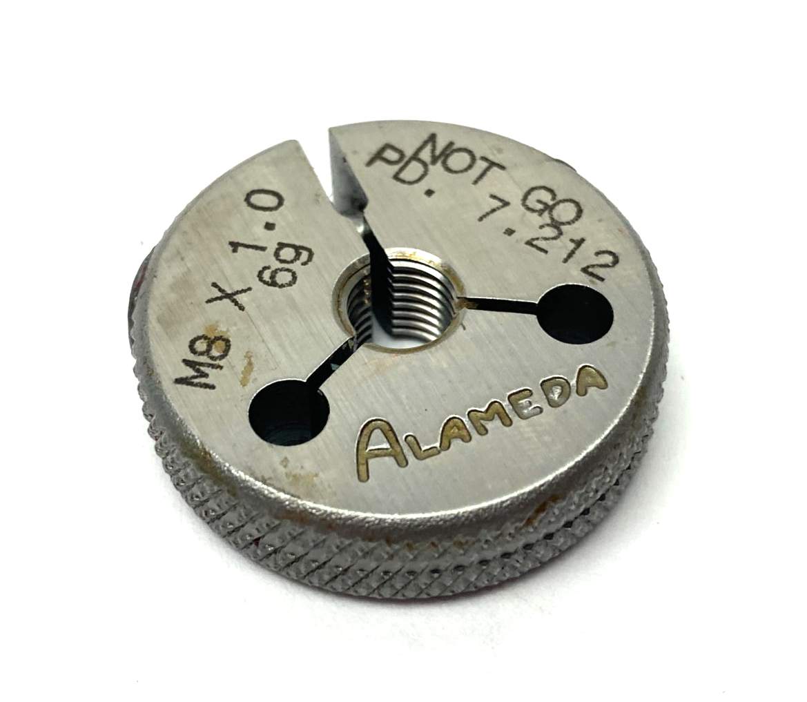 Alameda M8 x 1.0-6G Threaded Ring Gauge NOT GO PD 7.212 - Maverick Industrial Sales