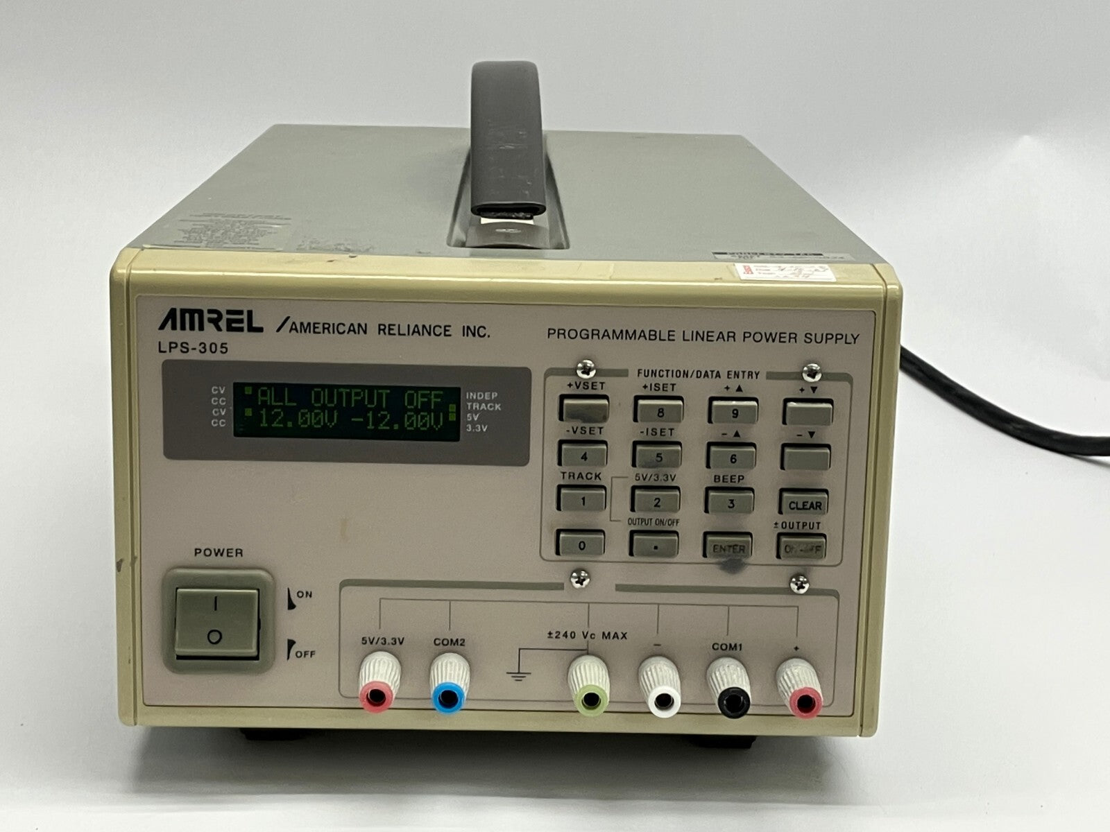 LPS-305 | Amrel Programmable Linear Power Supply - For parts or not working - Maverick Industrial Sales