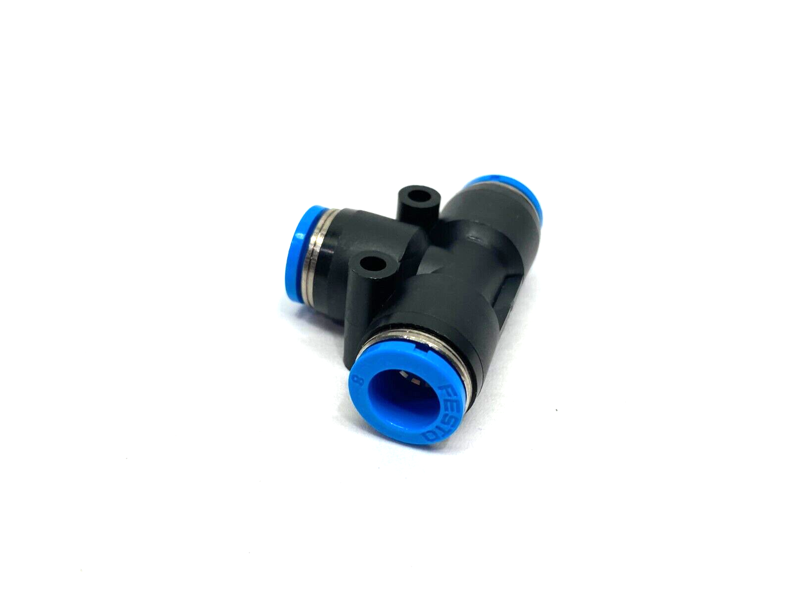 Festo NPQE-T-Q8-E-F1A-P10 Push-In Tubing T Connector 8mm OD Tube 8158802 - Maverick Industrial Sales