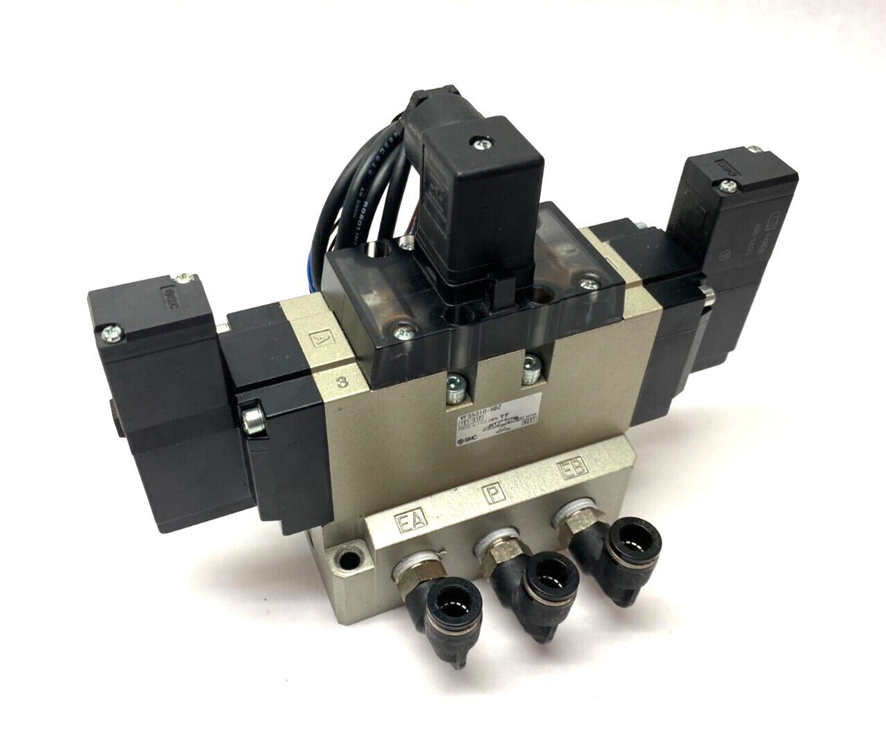 SMC VFS5310-5DZ 4/5 Port Solenoid Valve 3-Position DC21-26V - Maverick Industrial Sales
