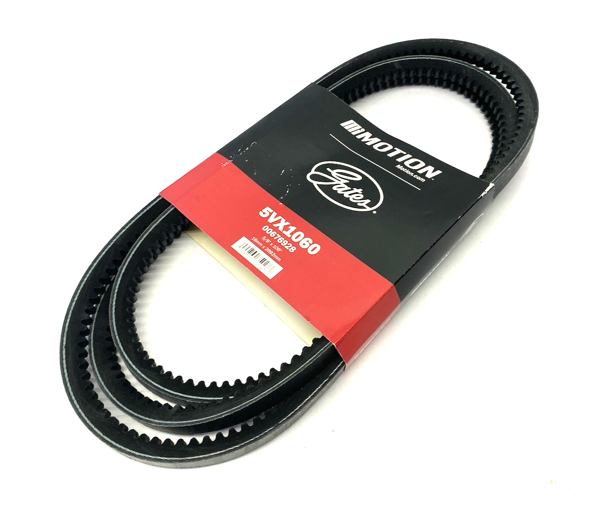 Gates 5VX1060 Narrow Super HC V-Belt 5/8" Top Width, 1-Strand, 106" Outside Leng - Maverick Industrial Sales