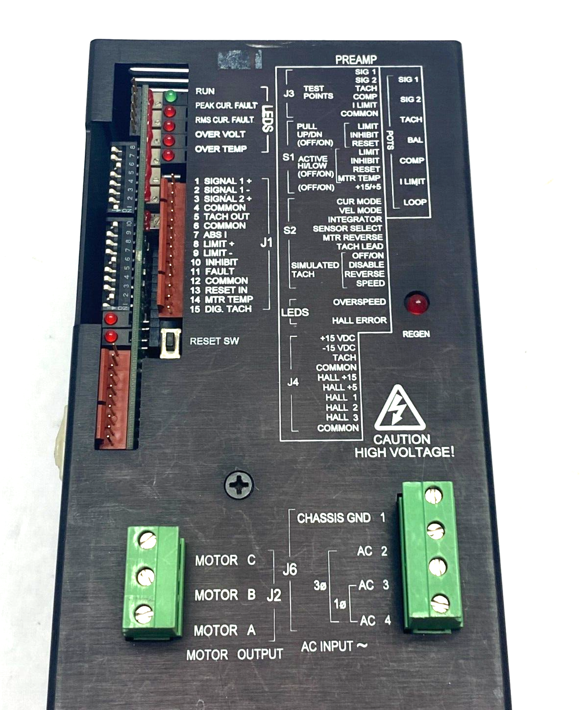 Anorad SMA8115-0C54-007-1A-1-00 Trapezoidal Mode Brushless Servo Amplifier 73772 - Maverick Industrial Sales