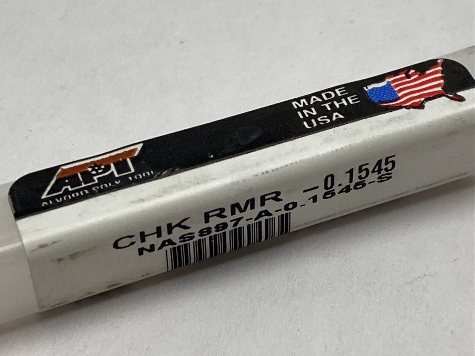 Alvord-Polk NAS897-A-0.1545-S Straight Flute HSS Chucking Reamer 0.1545" Dia - New - Maverick Industrial Sales