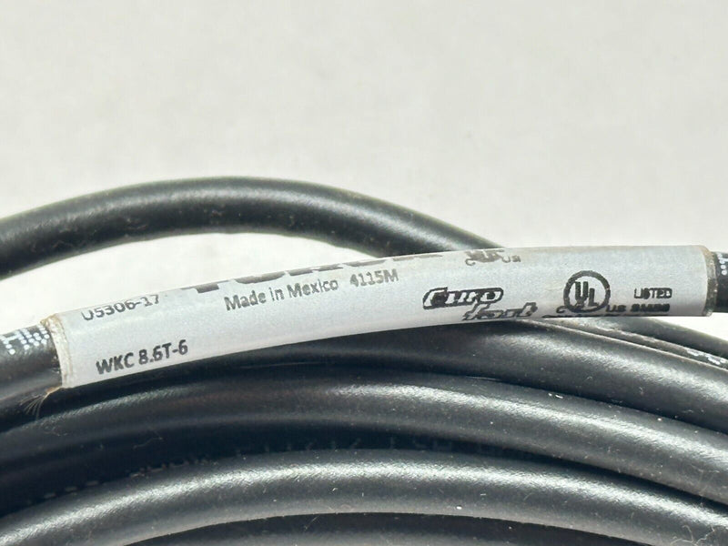 Turck WKC 8.6T-6 Eurofast Cable Cordset Female M12 8-Pin 6m U5306-17 - Maverick Industrial Sales