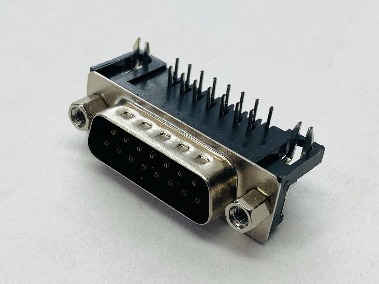 Connectors Pro 12-R15M-10PK DR15 Male PCB Connector Right Angle PACK OF 10 - Maverick Industrial Sales