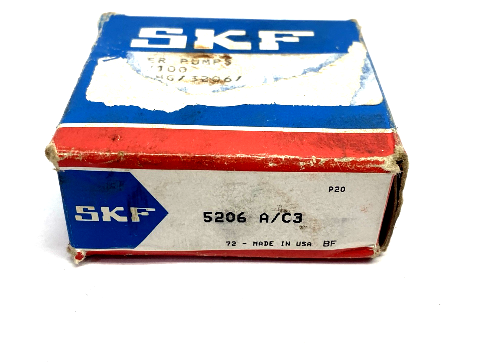 5206 A/C3 | SKF Double Row Angular Contact Ball Bearing 30mm Bore 62mm O.D. - New – Open box - Maverick Industrial Sales