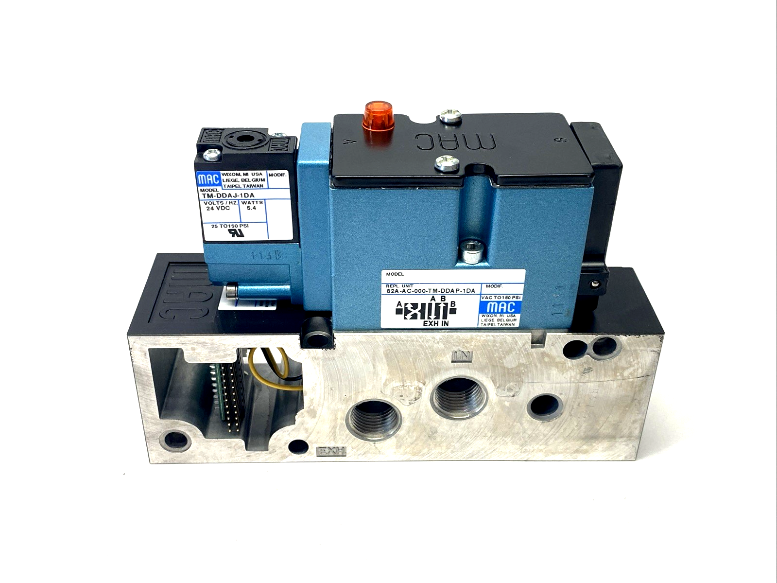 MAC Valves 82A-AC-000-TM-DDAP-1DA Valve TM-DDAJ-1DA - Maverick Industrial Sales