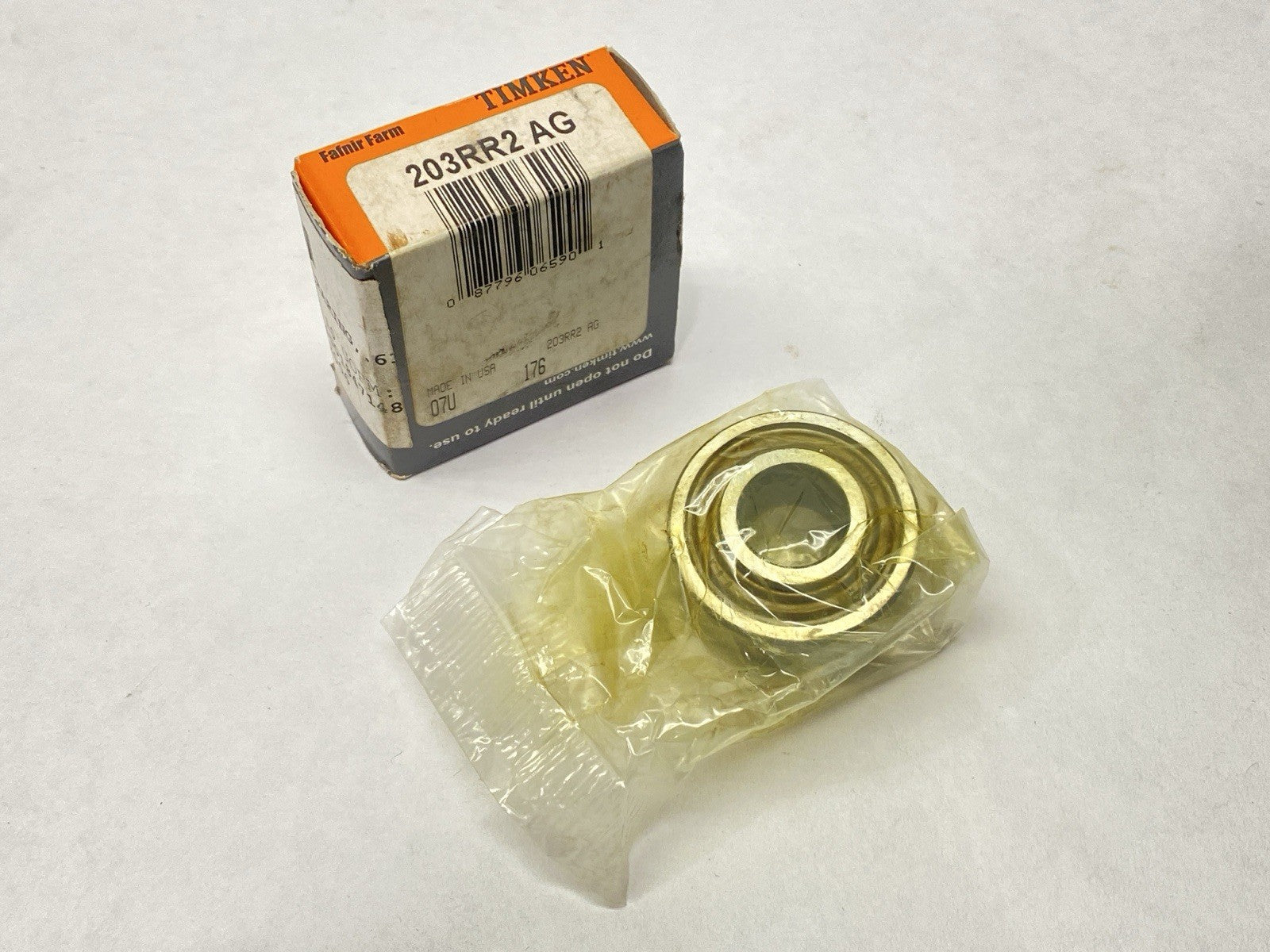 Timken 203RR2 AG Radial Ball Bearing 0.6350" ID 1.5750" OD 0.720" Wide - Maverick Industrial Sales