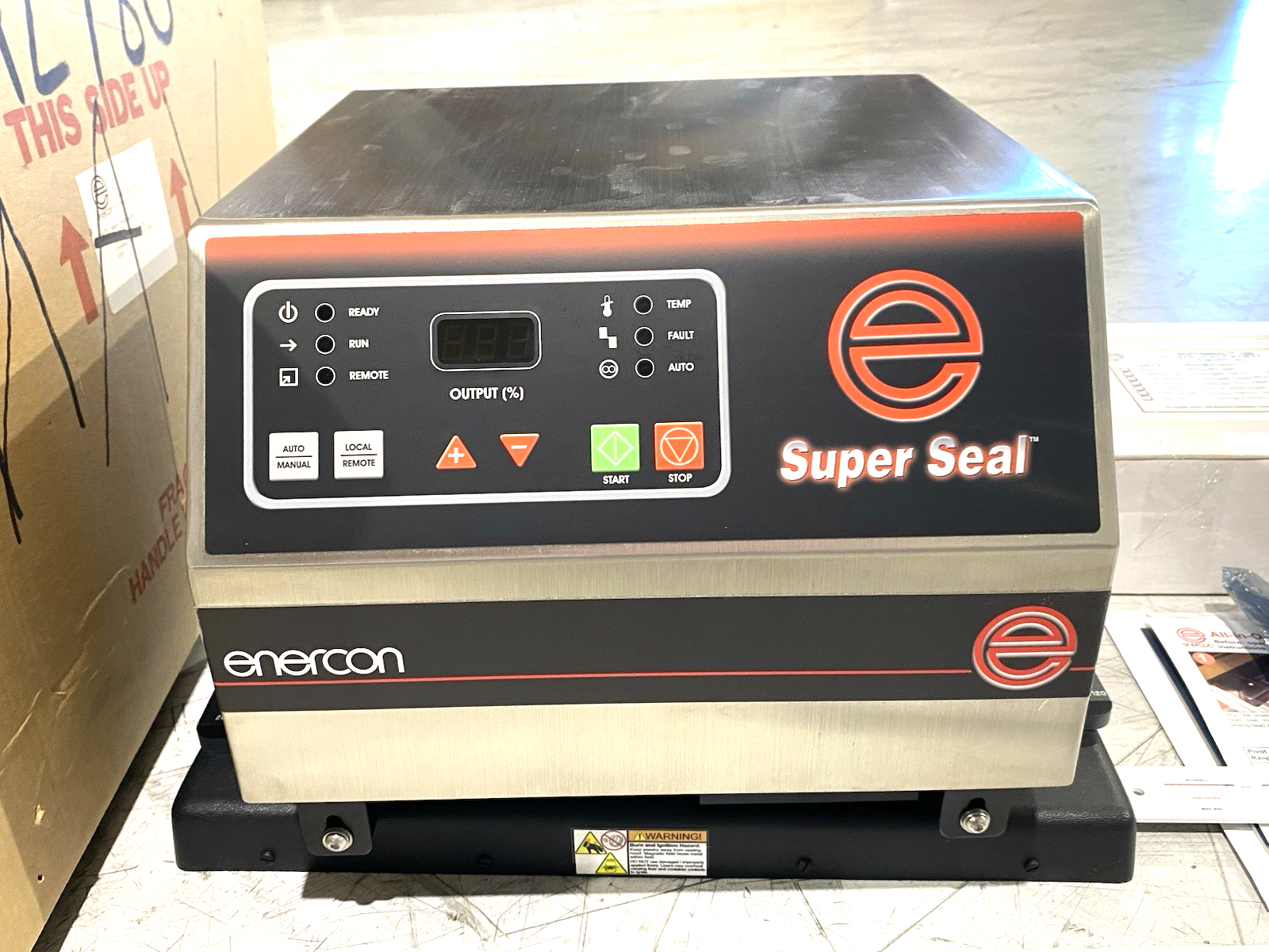Enercon LM5022-222 Super Seal™ 100 Induction Cap Sealer, w/ Spare Parts Kit - Maverick Industrial Sales