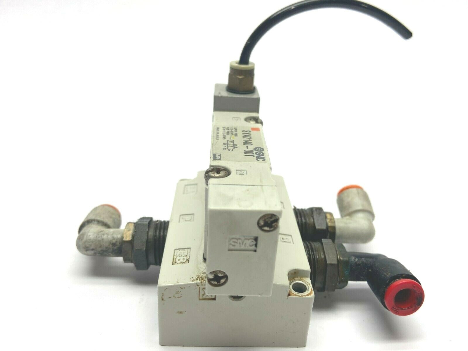 SMC SYA7140-00T Air Pilot Valve with Base - Maverick Industrial Sales