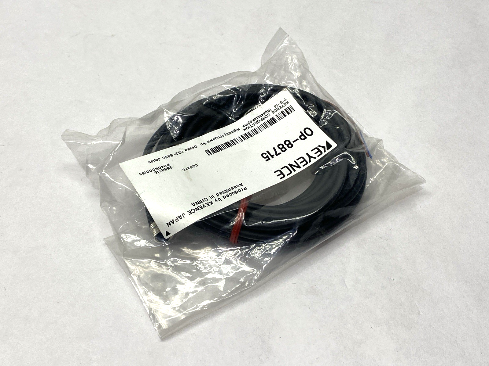 Keyence OP-88715 Single-Ended Female Cable 5-Pin M8 5m - Maverick Industrial Sales