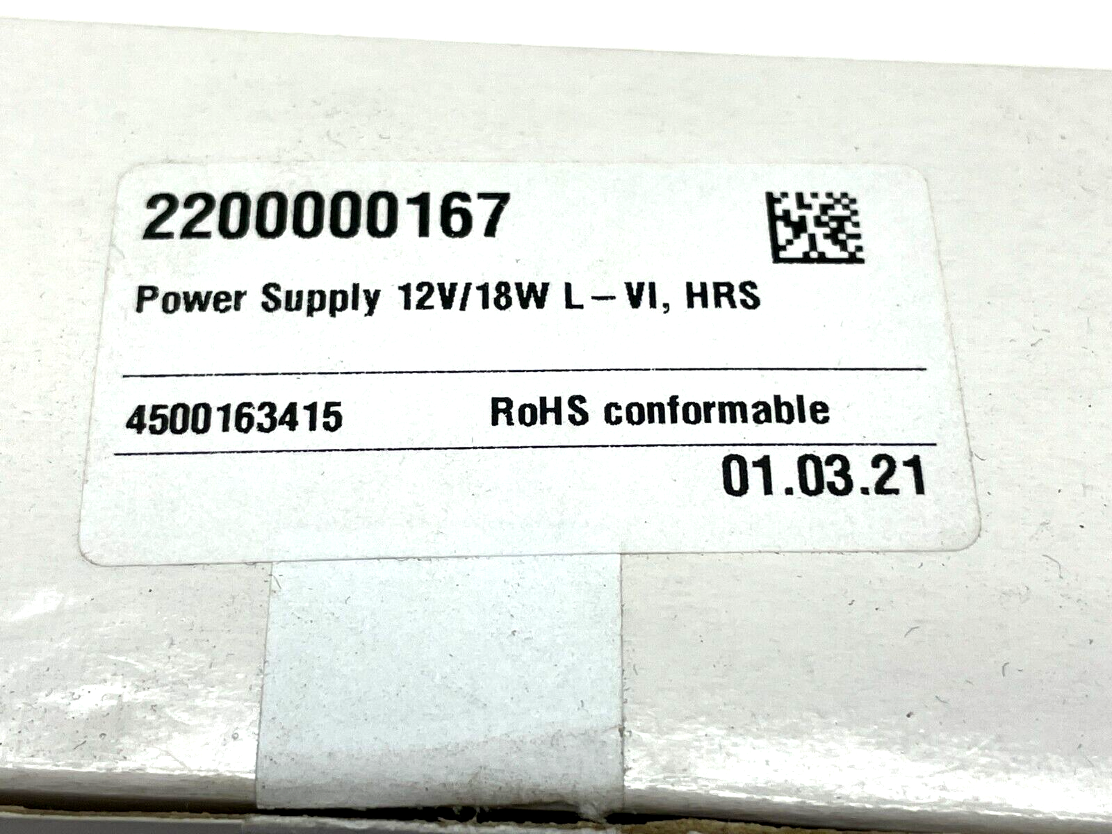 GlobTek 2200000167 Power Supply For Basler 12V 18W - Maverick Industrial Sales