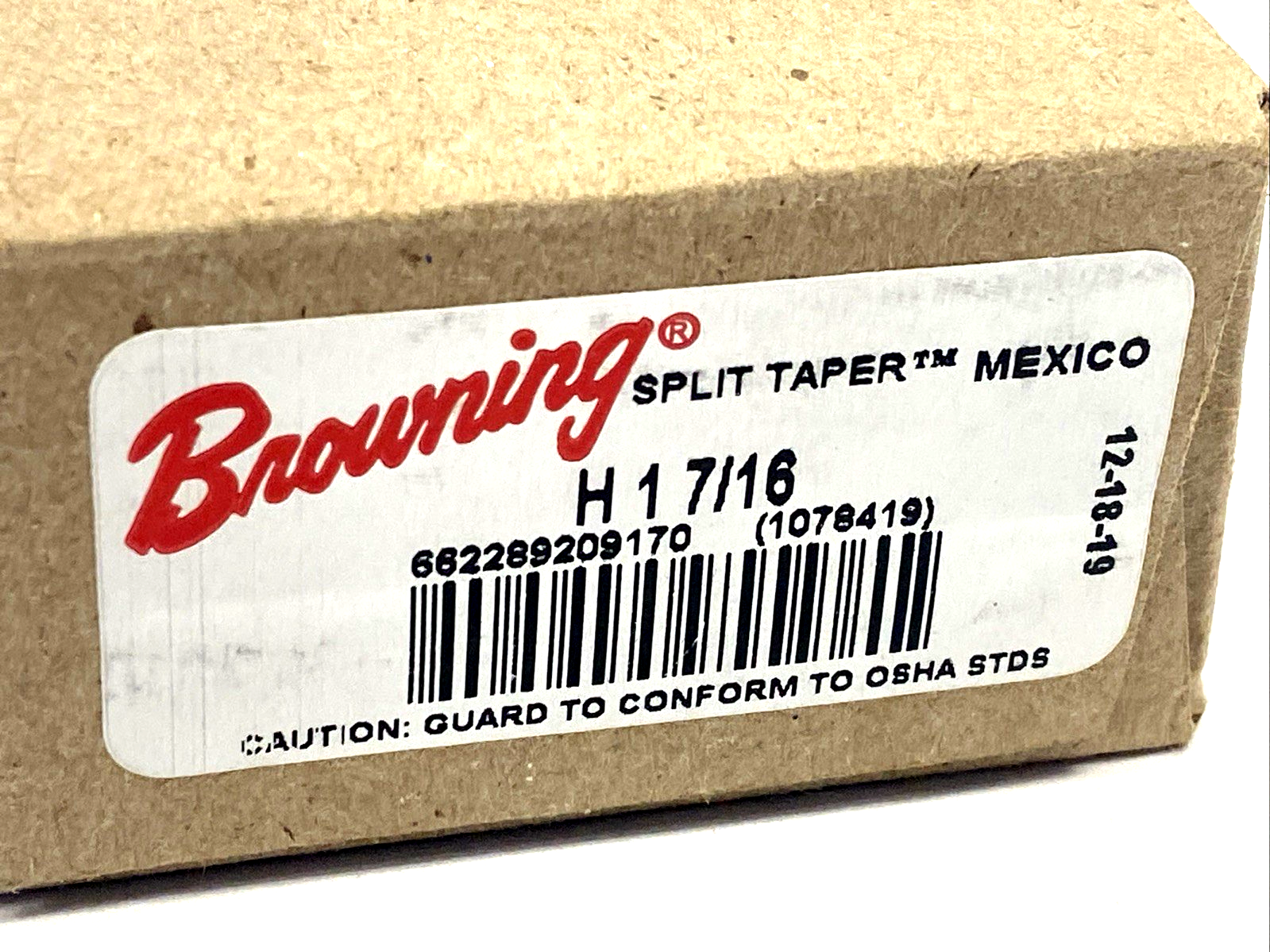 H 1 7/16 | Browning Split Taper Bushing 1-7/16" Bore 2-1/2" Flange - New - Maverick Industrial Sales