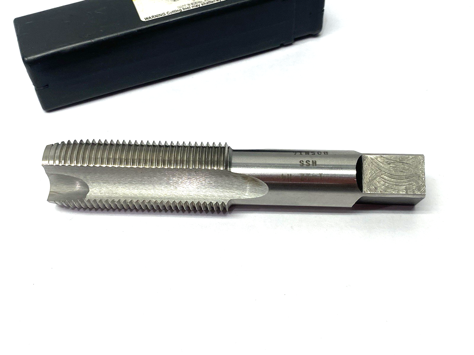04559126 | Interstate Spiral Point Tap: 1-12 UNF, 3 Flutes, Plug Chamfer, 3B Class - Used - Maverick Industrial Sales