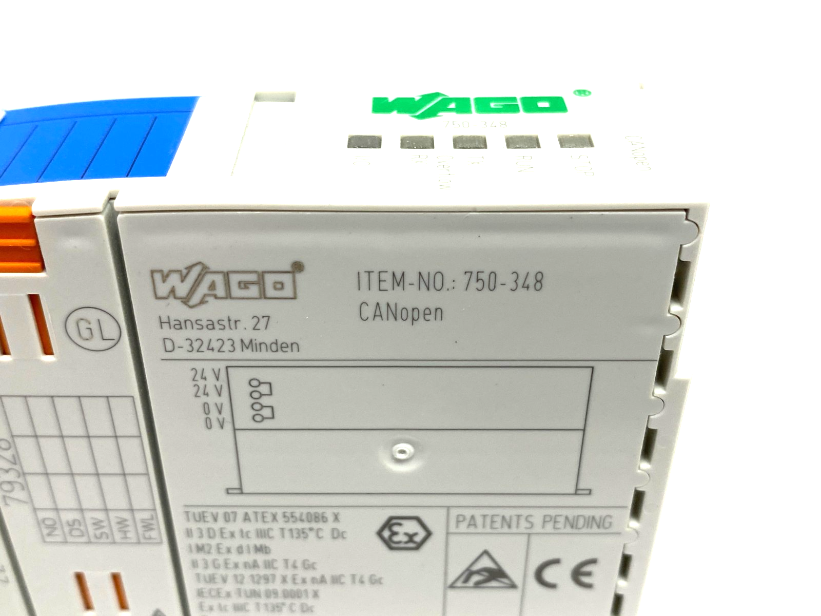 750-348 | Wago Fieldbus Coupler CANopen - Used - Maverick Industrial Sales