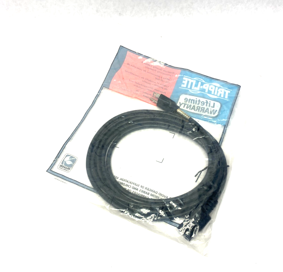 Tripp Lite P006-010 Power Cordset C13 to 5-15P 10ft Length Black - Maverick Industrial Sales